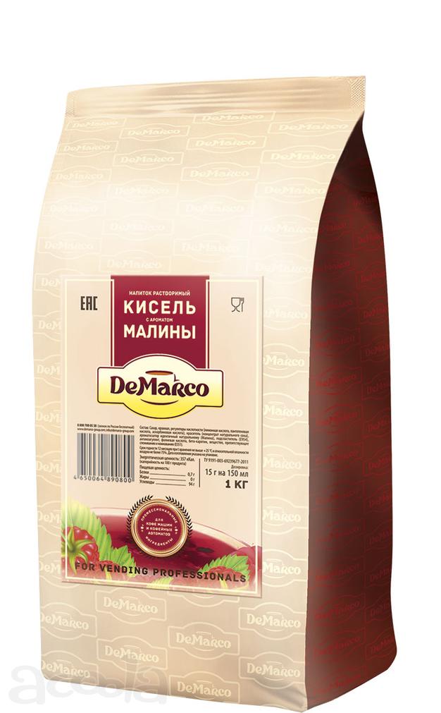 Кисель сухой растворимый со вкусом и ароматом малины DeMarco