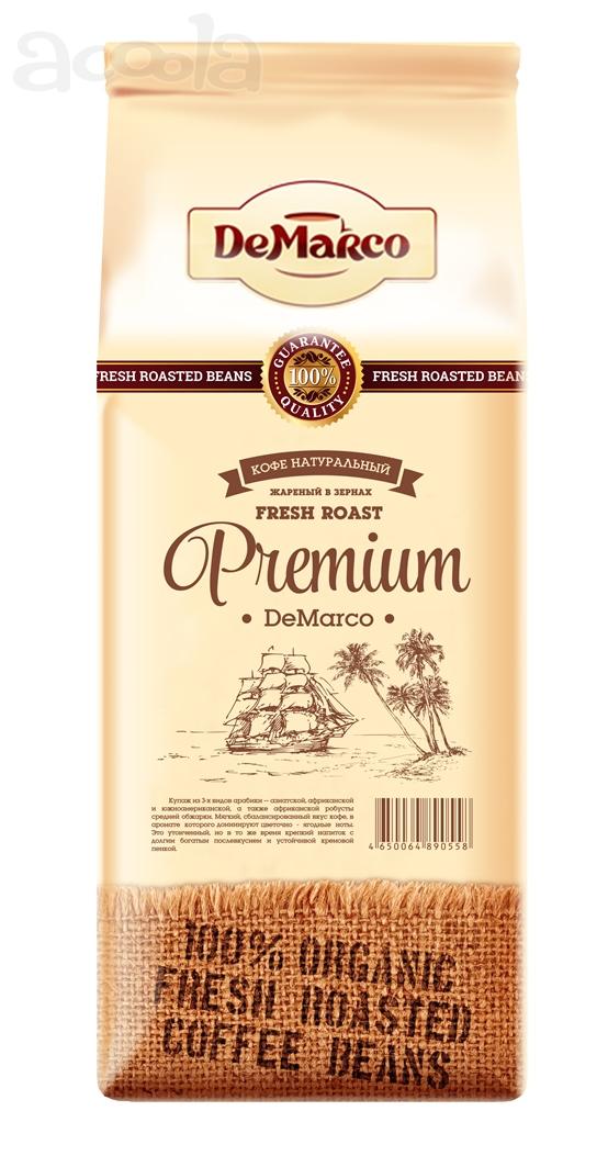 Кофе зерновой Fresh Roast "PREMIUM" DeMarco