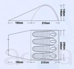 Палатка Campack Tent Forest explorer 4