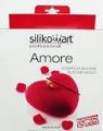 Amoreset. Форма силик. Сердце МИДИ+вырубка. Silikomart