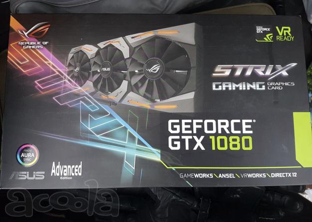 Видеокарта ASUS GEFORSE GTX 1080