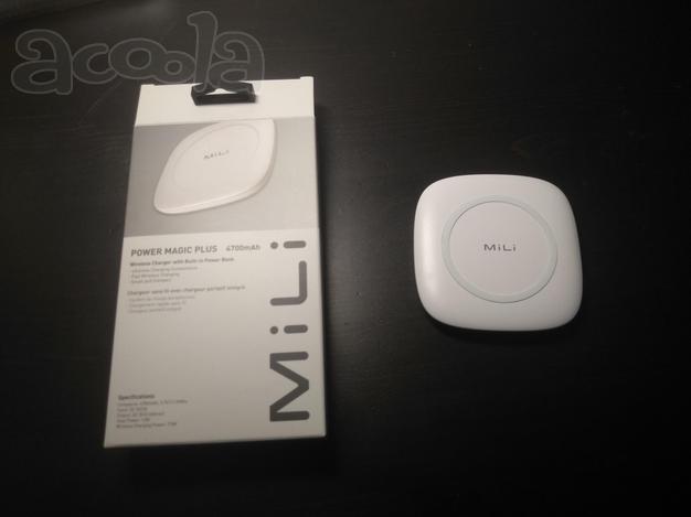 Беспроводная зарядка и Powerbank 2 в 1.