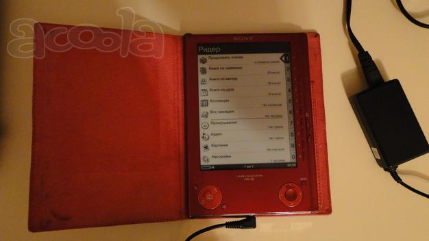 Электронная книга Sony Reader PRS-505 red