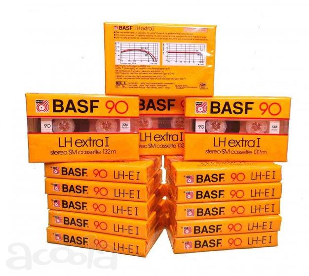 Новые аудиокассеты запечатанные BASF LH extra I 90